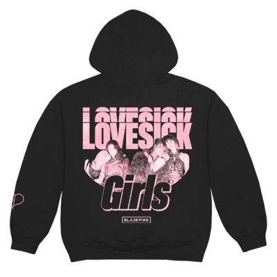 BLACKPINK Lovesick Girls Pullover Black Hoodie