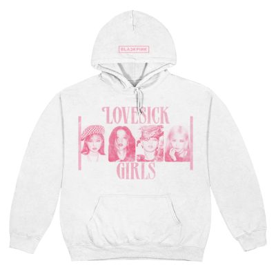 BLACKPINK Lovesick Girls Pullover White Hoodie