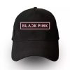 Black Pink Logo Cap