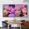 Black Pink Korean Girl Group Jisoo Jennie Ros Lisa Posters Canvas Prints Painting Wall Art Pictures - BLACKPINK EU Store