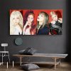 Black Pink Korean Girl Group Jisoo Jennie Ros Lisa Posters Canvas Prints Painting Wall Art Pictures 3 - BLACKPINK EU Store