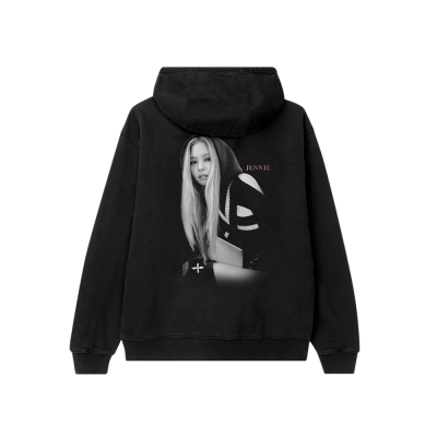 Black Pink Hoodies - New! Born Pink Jennie Pullover Hoodie