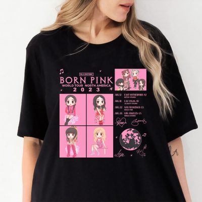 Retro BLACKPINK Born Pink T-shirt