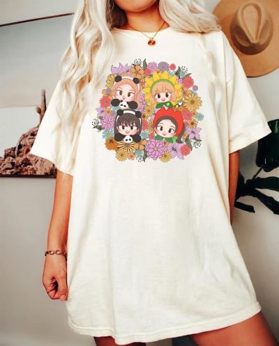Retro BLACKPINK Floral T-shirt