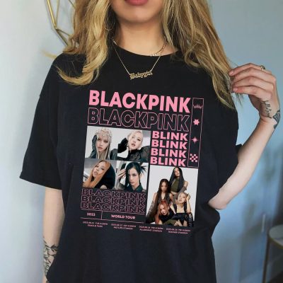 Retro BLACKPINK Born Pink T-shirt