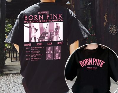 BLACKPINK Born Pink Merch BLACKPINK Born Pink World Tour T-shirt