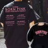 Born Pink Merch BLACKPINK Born Pink World Tour T-shirt