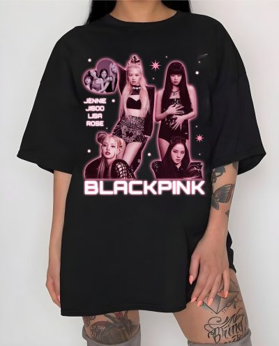 Retro BLACKPINK Tour BLACKPINK World Tour 2023 T-shirt