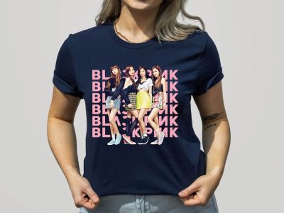 Black Pink Shirt, Black Pink Logo T-shirt