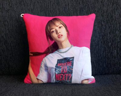 Lisa Black Pink Pillows