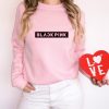 Black Pink Shirt Sweatshirt
