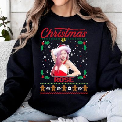 BLACKPINK Rose Christmas Sweatshirt