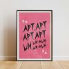 Rose & Bruno Mars APT Wall Art