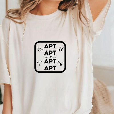 APT Song Rose Bruno Mars K-Pop Merch Song T-Shirt