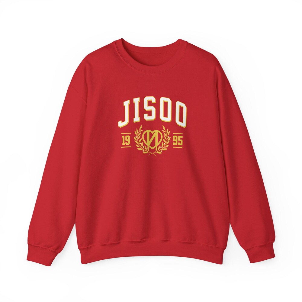 Jisoo Black Pink Text Sweatshirt - Image 9