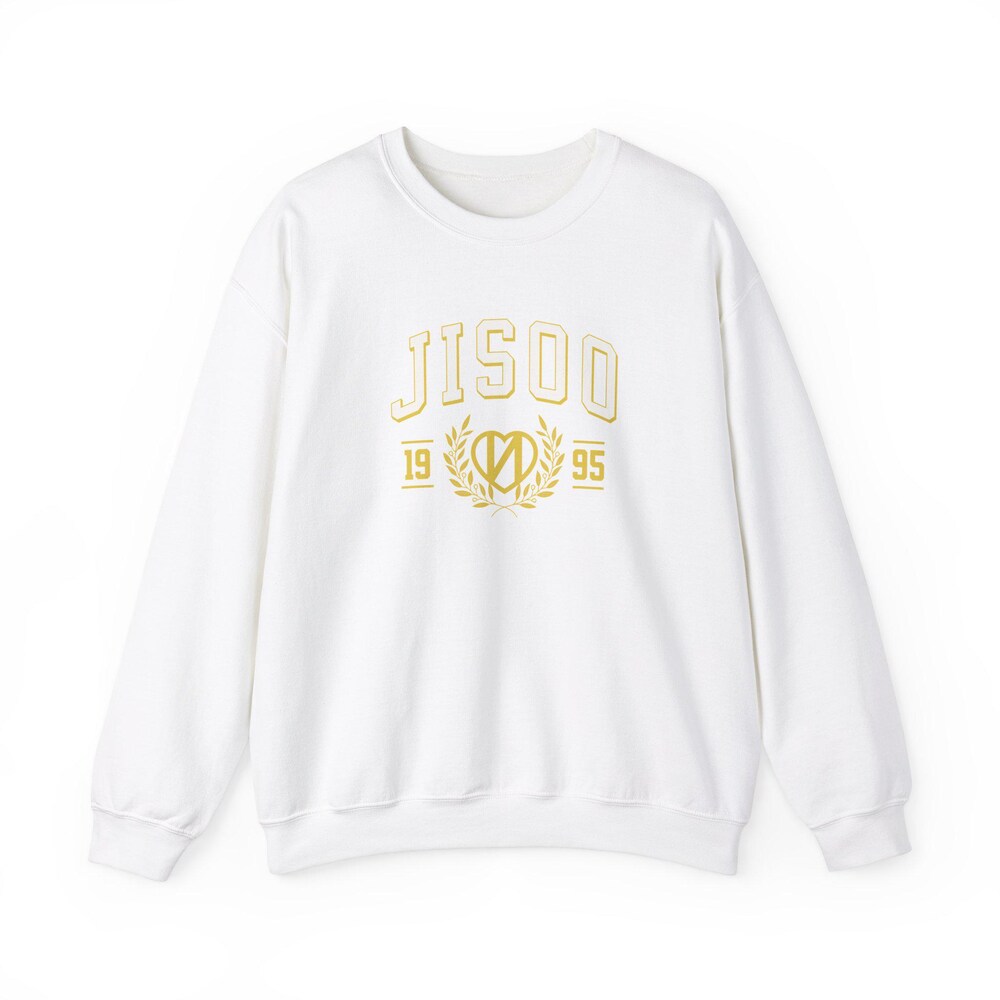 Jisoo Black Pink Text Sweatshirt - Image 10