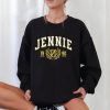 Jennie Black Pink Text Sweatshirt