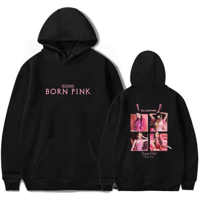 Typa Girl Born Pink Printed Pullover Hoodie