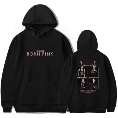 Yeah Yeah Yeah Born Pink Printed Pullover Hoodie