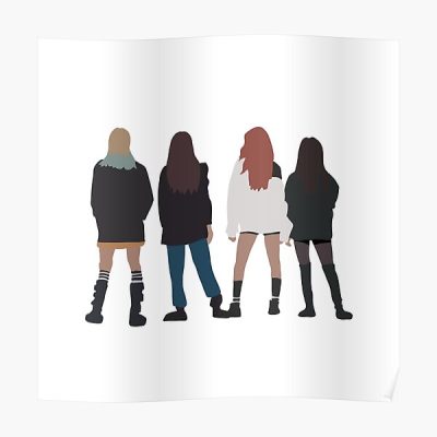 BLACKPINK Stay Digital Illustration  Poster