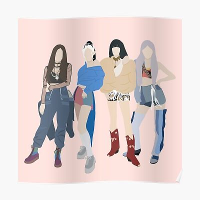 BLACKPINK “How you like that” Illustration Poster
