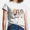 Kpop Girl Group BLACKPINK Lisa Jennie Rose And Jisoo Chibi Anime Art Sugarcase T-shirt