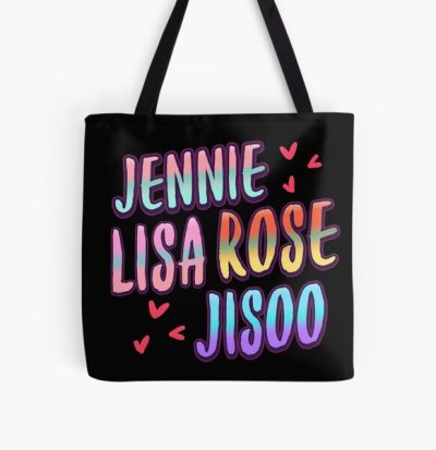 BLACKPINK name All Over Print Tote Bag