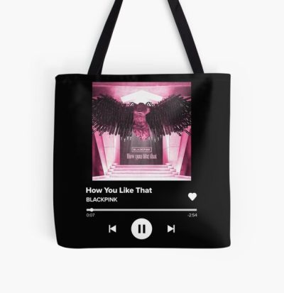 BLACKPINK How you like that Spotify Plaque All Over Print Tote Bag