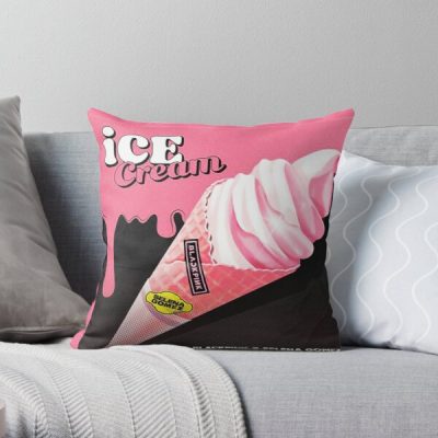 BLACKPINK Pillows - BLACKPINK ice cream Throw Pillow