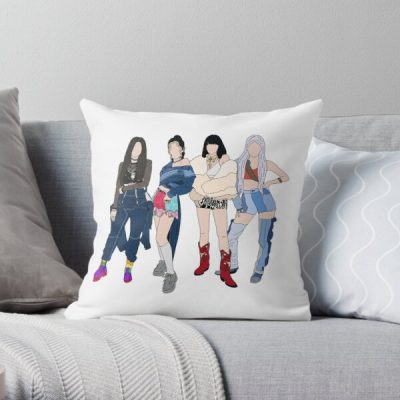 BLACKPINK Pillows - BLACKPINK HOW YOU LIKE THAT Throw Pillow