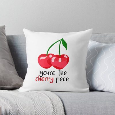 BLACKPINK Pillows - You're The Cherry Piece Ice Cream BLACKPINK's Jisoo Throw Pillow