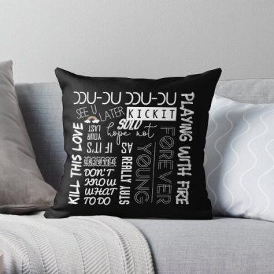 BLACKPINK Pillows - BLACKPINK SONGS Throw Pillow