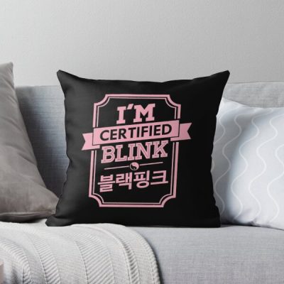 BLACKPINK Pillows - Certified BLINK BLACKPINK Throw Pillow