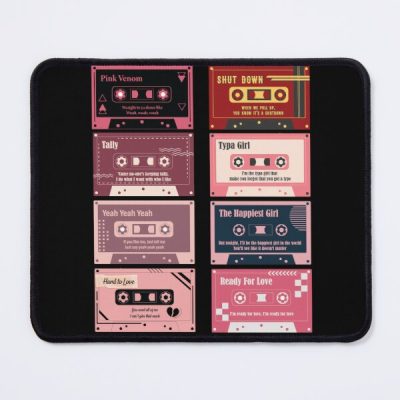 BLACKPINK Mouse Pads - Born Pink Album Tracklists Printed Mouse Pad