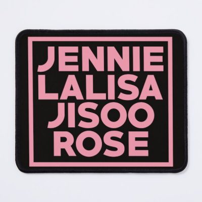 BLACKPINK Mouse Pads - Jennie Lisa Jisoo Rose Printed Mouse Pad