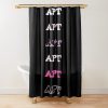 Apt Lyrics Shower Curtain