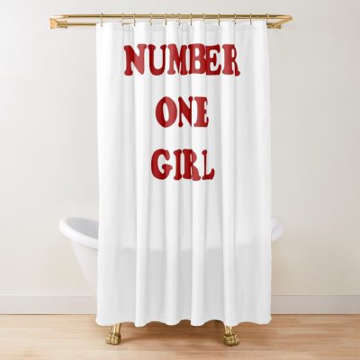 Number One Girl Rose Number One Girl Shower Curtain