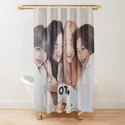 BLACKPINK In Bloom Ot4 Fanart Shower Curtain
