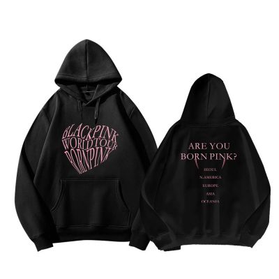 Black Pink Hoodies - New! Are You Born Pink Pullover Hoodie